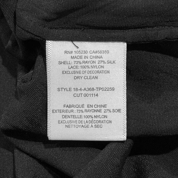 Joie Top Velvet Lace Whimsigoth Witchy Coquette Romantic Victorian Black Small - Picture 4 of 5